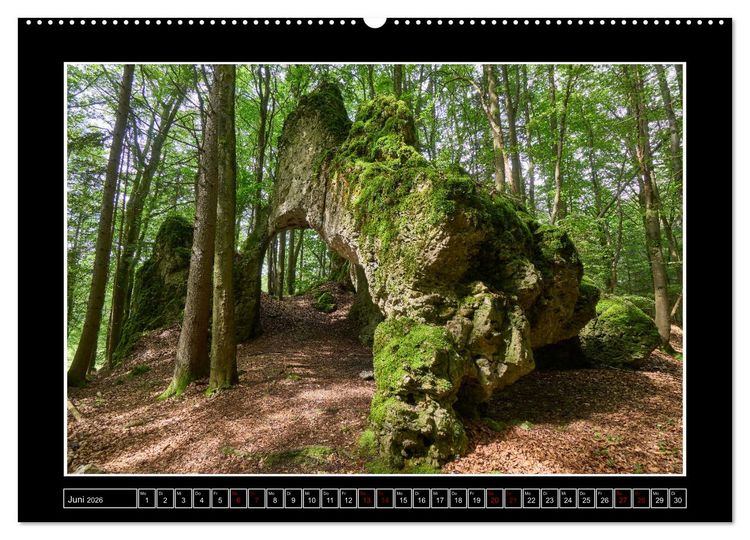 Produktbild: Wunderwelt Fr&auml;nkische Schweiz (hochwertiger Premium Wandkalender 2026 DIN A2 quer), Kunstdruck in Hochglanz