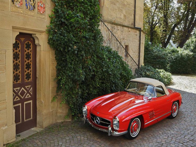 Produktbild: CALVENDO Puzzle Mercedes 300 SL Raodster | 1000 Teile Lege-Gr&ouml;&szlig;e 64x48cm Foto-Puzzle f&uuml;r gl&uuml;ckliche Stunden