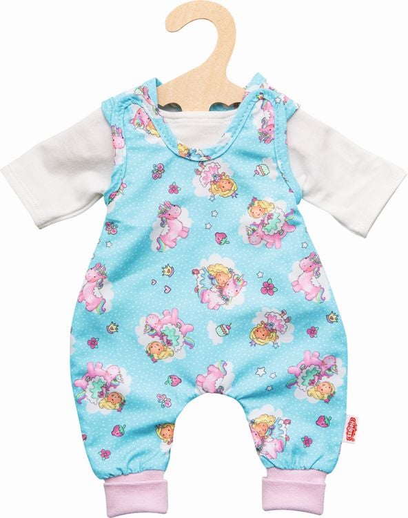 Produktbild: Heless - Puppen- Strampler Einhorn Emil Fee Emma mit T-Shirt, Gr. 28-35 cm