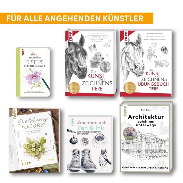 Produktbild: Die Kunst des Zeichnens 10 Steps - Die gro&szlig;e Sammlung