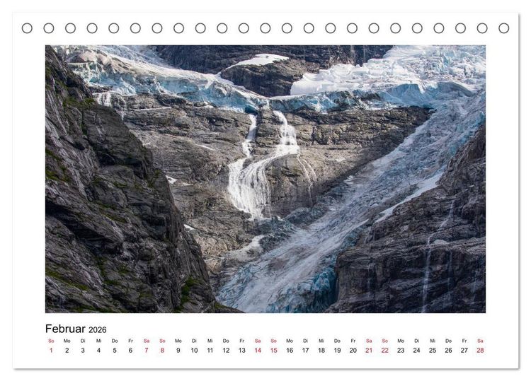 Produktbild: Norwegen - Faszinierende Welt der Fjorde (Tischkalender 2026 DIN A5 quer), CALVENDO Monatskalender