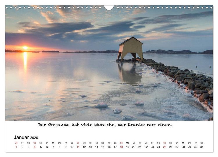 Produktbild: Meditation Wasser (Wandkalender 2026 DIN A3 quer), CALVENDO Monatskalender