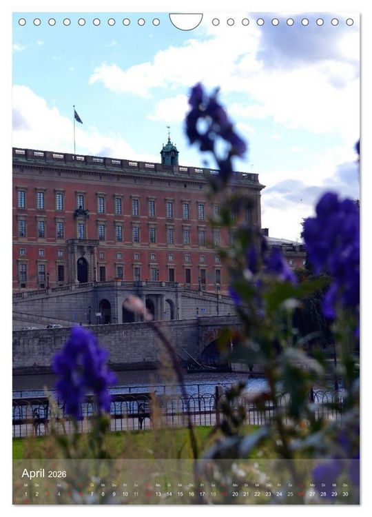 Produktbild: Stockholm - Stadtansichten (Wandkalender 2026 DIN A4 hoch), CALVENDO Monatskalender