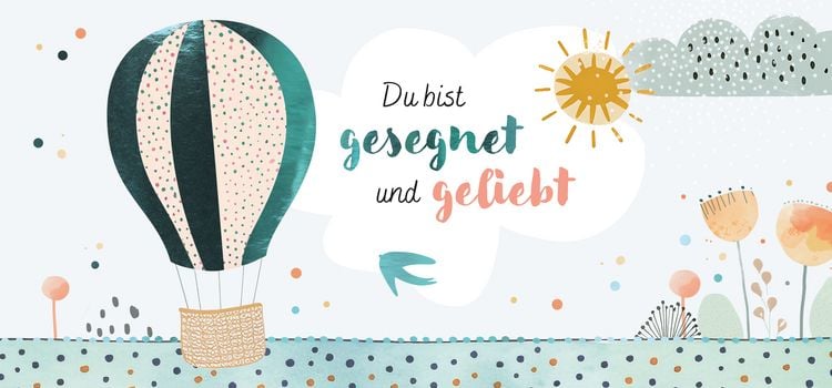 Produktbild: Geldgeschenk - Du bist gesegnet und geliebt