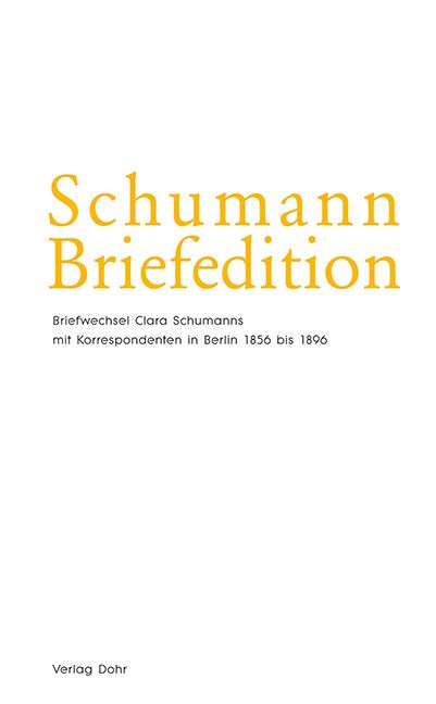 Produktbild: Schumann-Briefedition / Schumann-Briefedition II.18
