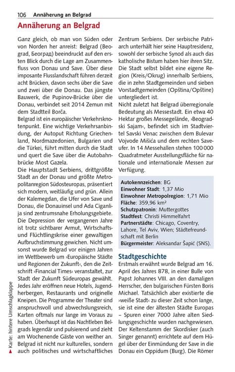 Produktbild: TRESCHER Reisef&uuml;hrer Serbien