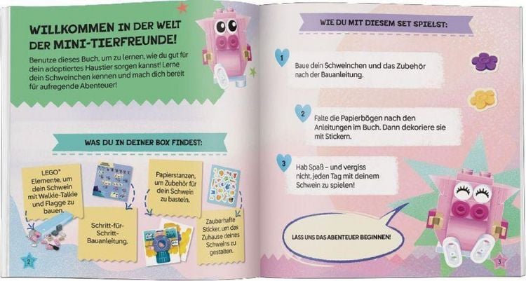 Produktbild: LEGO&reg; Books - Mini-Tierfreunde - Piggy