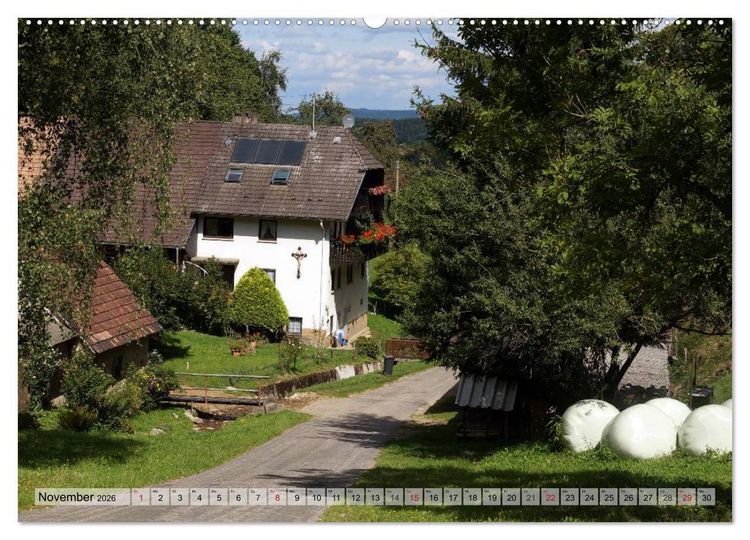 Produktbild: S&uuml;dschwarzwald - Impressionen (hochwertiger Premium Wandkalender 2026 DIN A2 quer), Kunstdruck in Hochglanz