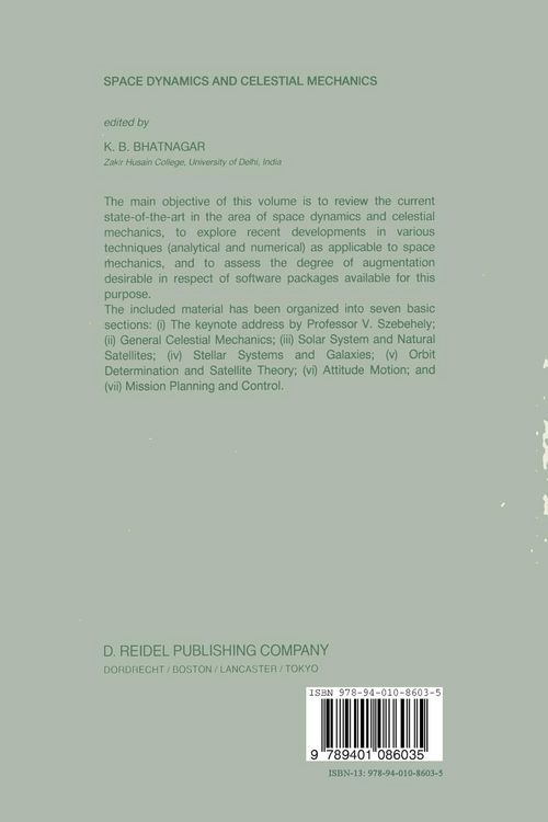 Produktbild: Space Dynamics and Celestial Mechanics