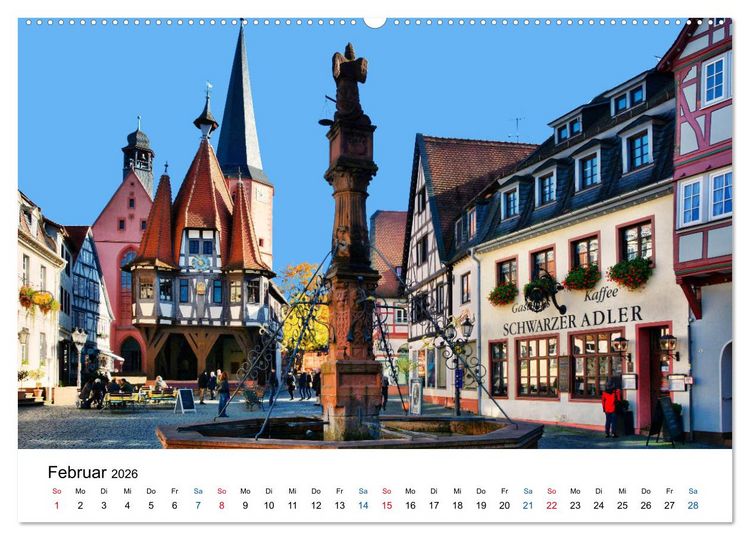 Produktbild: Odenwald - Impressionen (Wandkalender 2026 DIN A2 quer), CALVENDO Monatskalender
