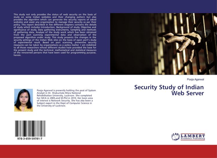 Produktbild: Security Study of Indian Web Server