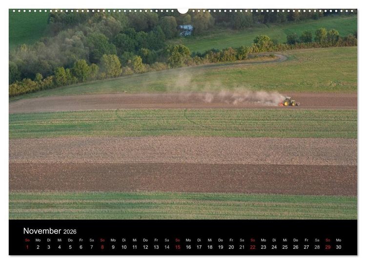 Produktbild: Hohenlohe von oben (hochwertiger Premium Wandkalender 2026 DIN A2 quer), Kunstdruck in Hochglanz