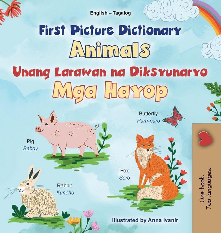 Produktbild: First Picture Dictionary - Animals (English Tagalog Bilingual Children's Book)