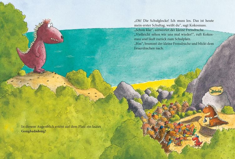 Produktbild: Erst ich ein St&uuml;ck, dann du - Der kleine Drache Kokosnuss kommt in die Schule