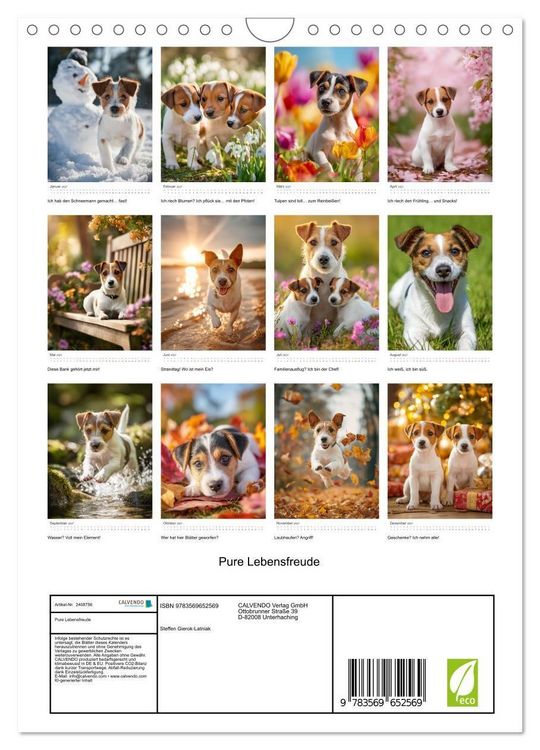 Produktbild: Pure Lebensfreude (Wandkalender 2027 DIN A4 hoch), CALVENDO Monatskalender