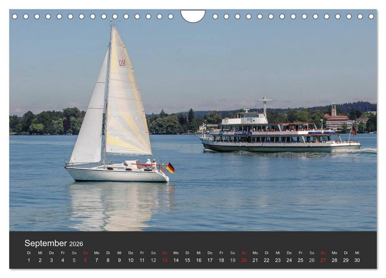 Produktbild: Segelboote auf dem Bodensee (Wandkalender 2026 DIN A4 quer), CALVENDO Monatskalender
