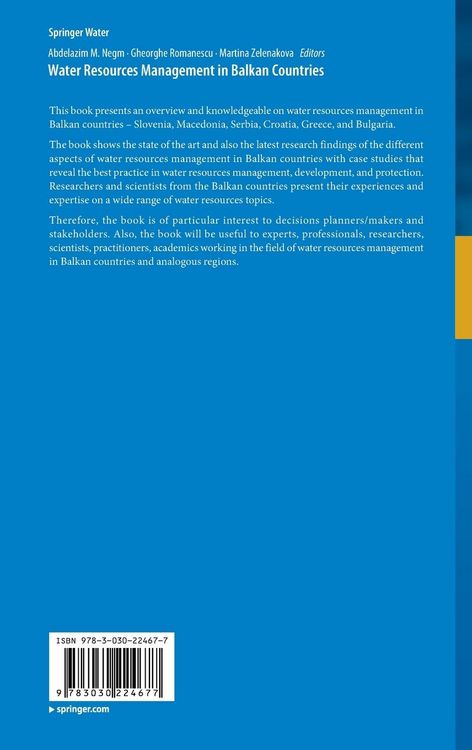 Produktbild: Water Resources Management in Balkan Countries