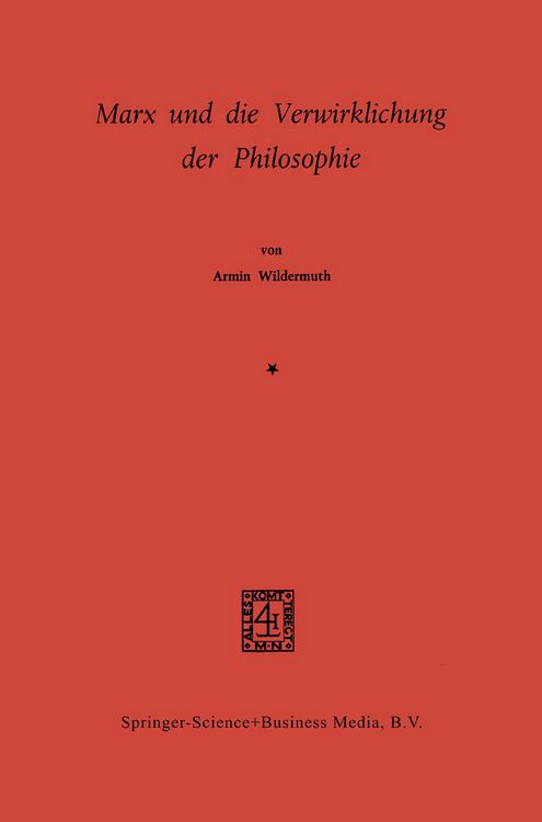 Produktbild: Marx und die Verwirklichung der Philosophie