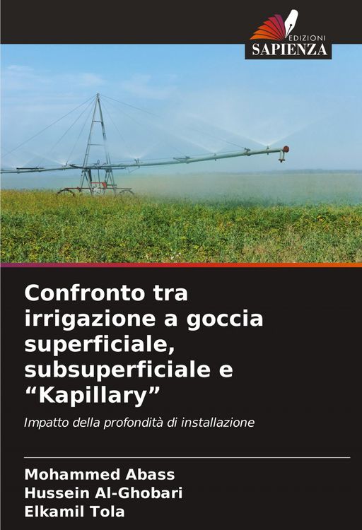 Produktbild: Confronto tra irrigazione a goccia superficiale, subsuperficiale e "Kapillary"
