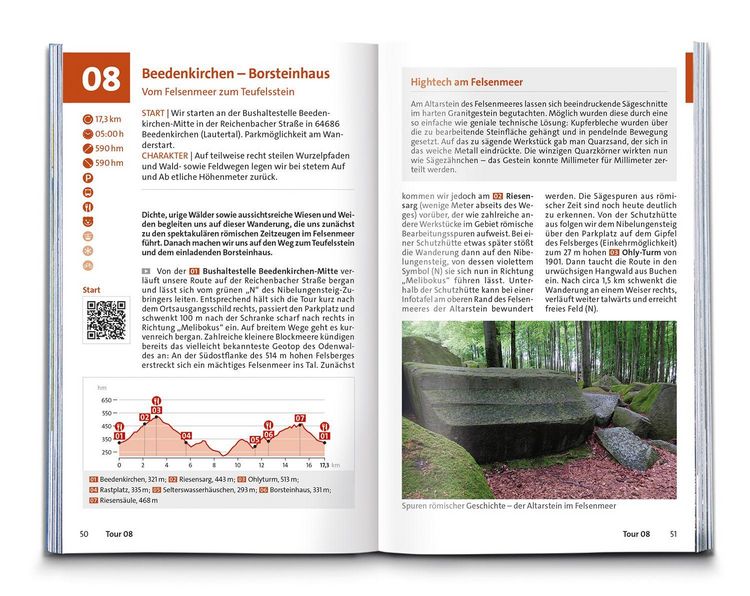 Produktbild: KOMPASS Wanderf&uuml;hrer Odenwald, Bergstra&szlig;e, Neckartal, Heidelberg, 60 Touren mit Extra-Tourenkarte