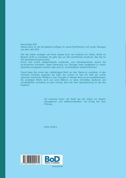 Produktbild: Briefe schreiben Teil 1 NEU