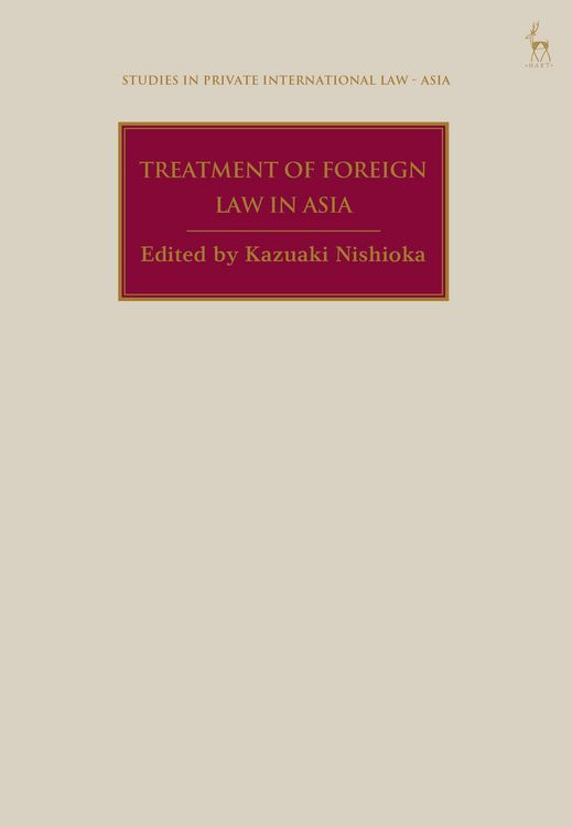Produktbild: Treatment of Foreign Law in Asia
