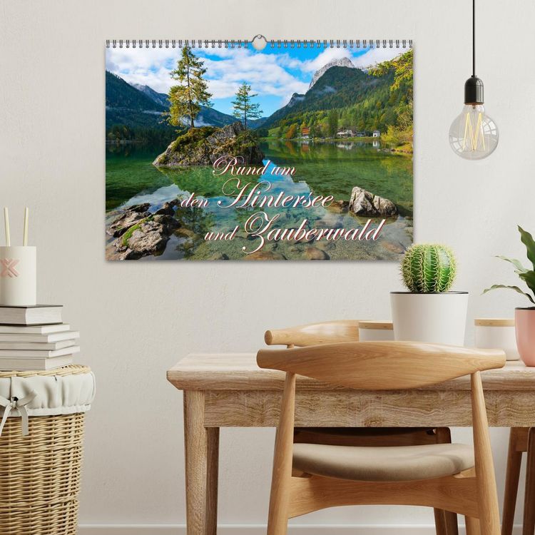 Produktbild: Rund um den Hintersee und Zauberwald (Wandkalender 2026 DIN A3 quer), CALVENDO Monatskalender