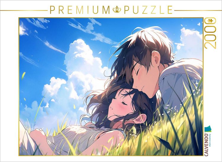 Produktbild: CALVENDO Puzzle Lass uns zusammen tr&auml;umen - P&auml;rchen im Manga Style | 2000 Teile Lege-Gr&ouml;&szlig;e 90x67cm Foto-Puzzle f&uuml;r gl&uuml;ckliche Stunden