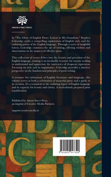 Produktbild: The Glory of English Prose / Letters to My Grandson