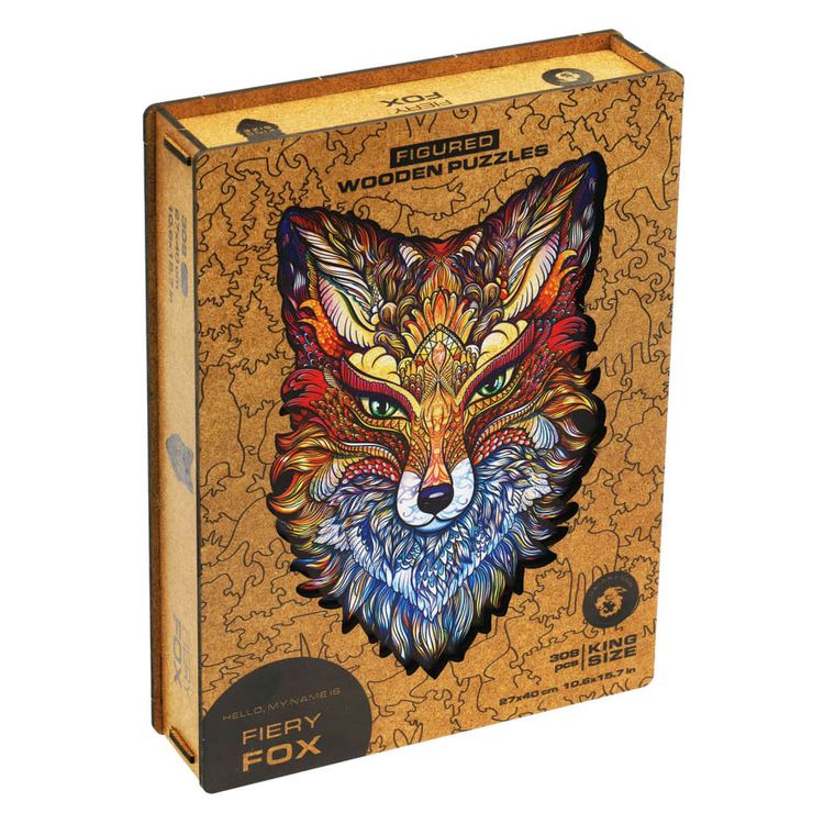 Produktbild: Fiery Fox, 27 x 40 cm, 308 Teile, Holz-Puzzle