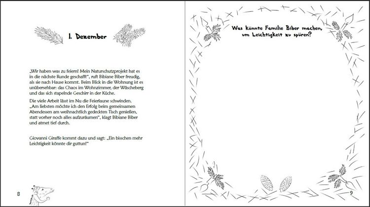 Produktbild: Was brauchst du im Advent? Der Familien-Adventskalender in Giraffensprache für Gewaltfreie Kommunikation mit Kindern und Eltern