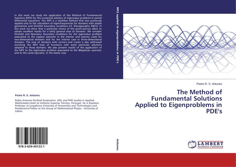 Produktbild: The Method of Fundamental Solutions Applied to Eigenproblems in PDE's