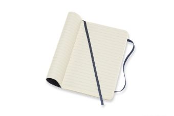 Produktbild: MOLESKINE NOTIZBUCH P/A6, LINIERT, SOFT COVER, SAPHIR