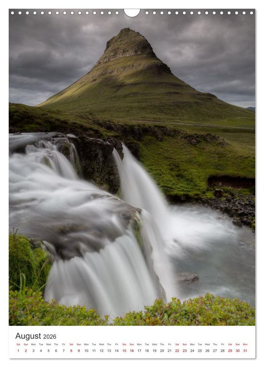 Produktbild: Magic of Iceland - nature photography (Wall Calendar 2026 DIN A3 portrait), CALVENDO 12 Month Wall Calendar