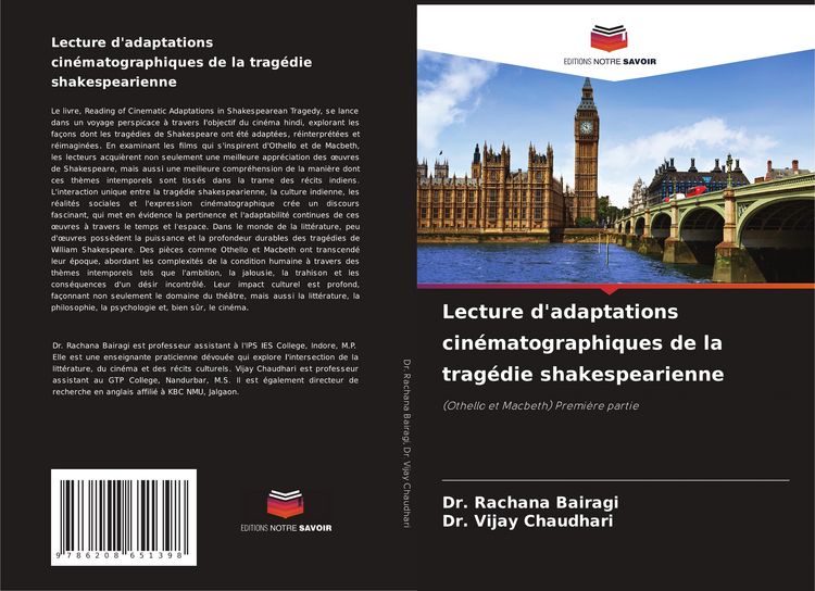 Produktbild: Lecture d'adaptations cin&eacute;matographiques de la trag&eacute;die shakespearienne