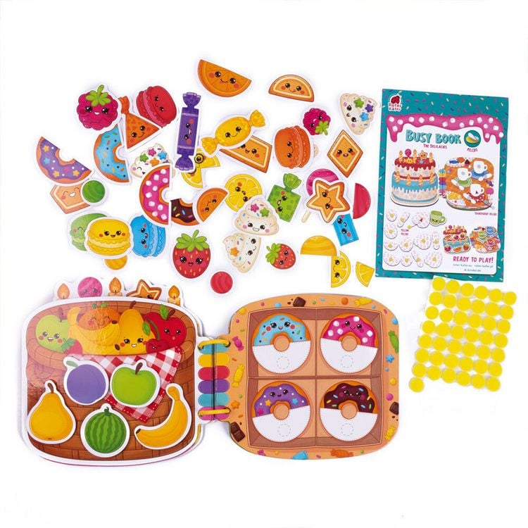 Produktbild: Lernspiel Roter K&auml;fer Busy Book mit Klettverschluss Die Leckereien RK1170-03