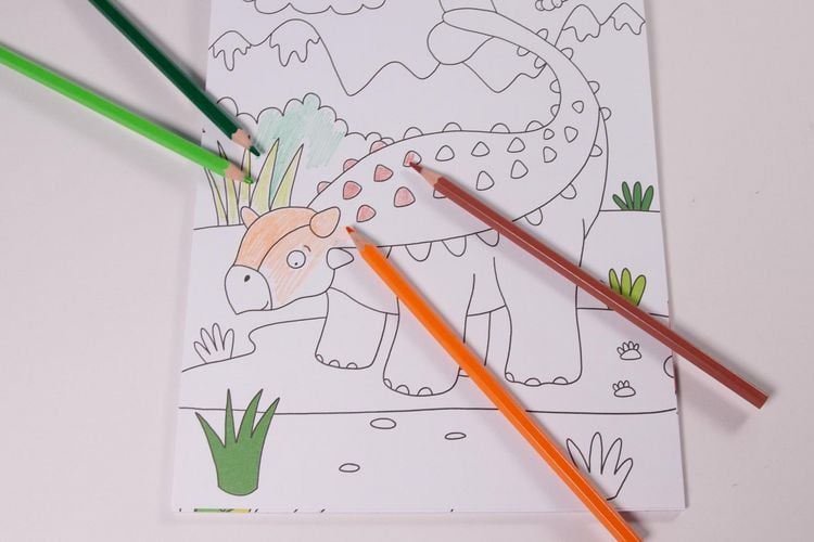 Produktbild: Meine Dino-Welt - Malblock