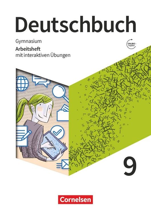 Produktbild: Deutschbuch Gymnasium - 2022 - 9. Klasse - Arbeitsheft mit interaktiven Übungen auf scook.de