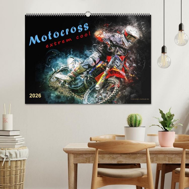 Produktbild: Motocross - extrem cool (Wandkalender 2026 DIN A2 quer), CALVENDO Monatskalender