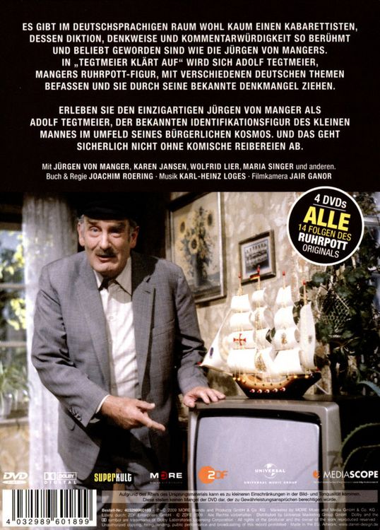 Produktbild: Tegtmeier kl&auml;rt auf! [4 DVDs]