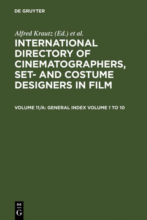 Produktbild: Film Titles, General Index Volume 1 - 10