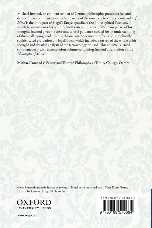 Produktbild: A Commentary on Hegel's Philosophy of Mind
