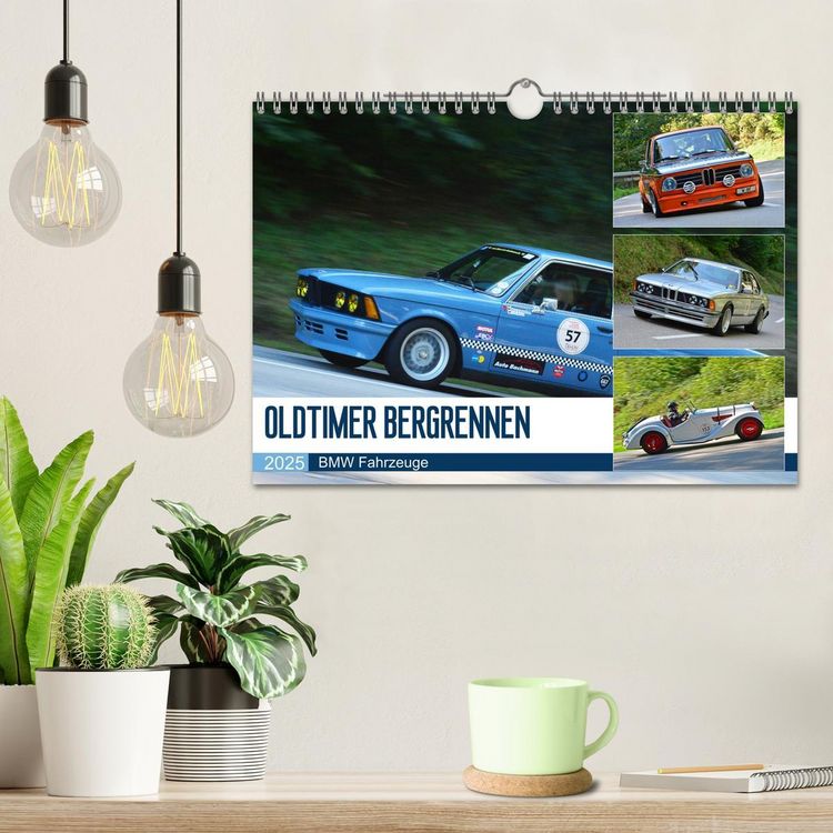 Produktbild: OLDTIMER BERGRENNEN - BMW Fahrzeuge (Wandkalender 2025 DIN A4 quer), CALVENDO Monatskalender