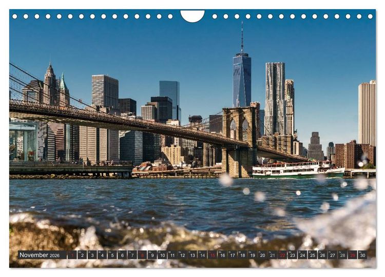 Produktbild: Fernweh New York City (Wandkalender 2026 DIN A4 quer), CALVENDO Monatskalender