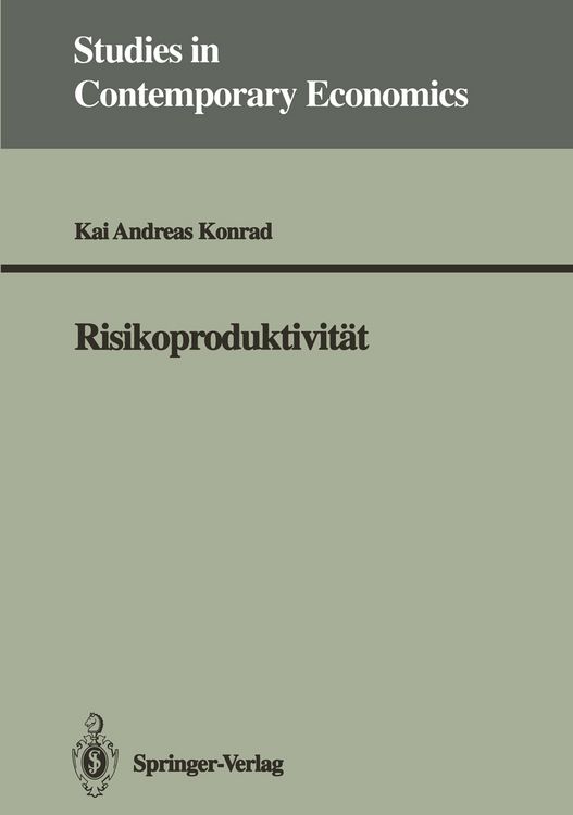 Produktbild: Risikoproduktivit&auml;t
