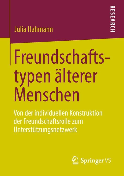 Produktbild: Freundschaftstypen &auml;lterer Menschen