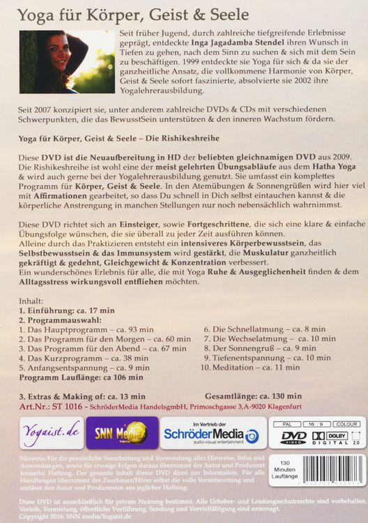 Yoga für Körper, Geist & Seele