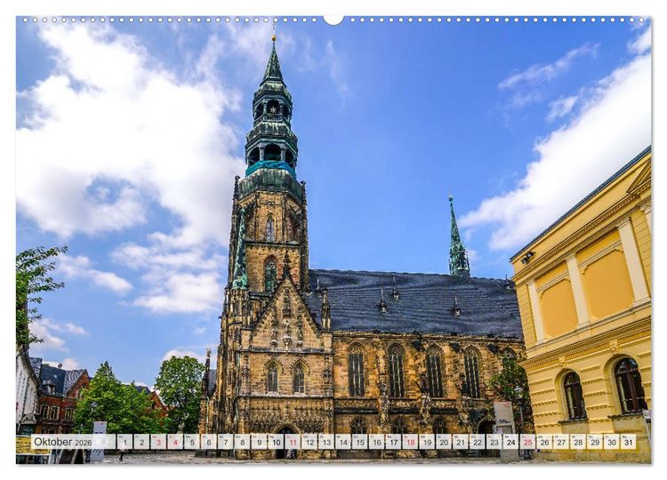 Produktbild: Zwickau Impressionen (hochwertiger Premium Wandkalender 2026 DIN A2 quer), Kunstdruck in Hochglanz
