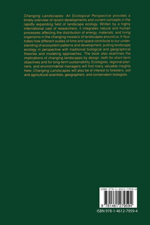 Produktbild: Changing Landscapes: An Ecological Perspective
