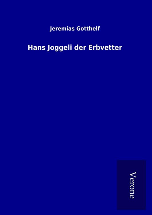 Produktbild: Hans Joggeli der Erbvetter